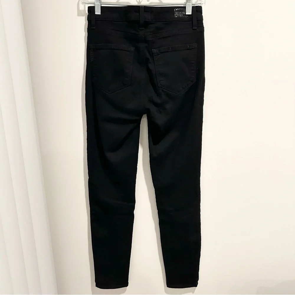 Paige Hoxton Ankle Jean Black Shadow Size 25 - Picture 9 of 13